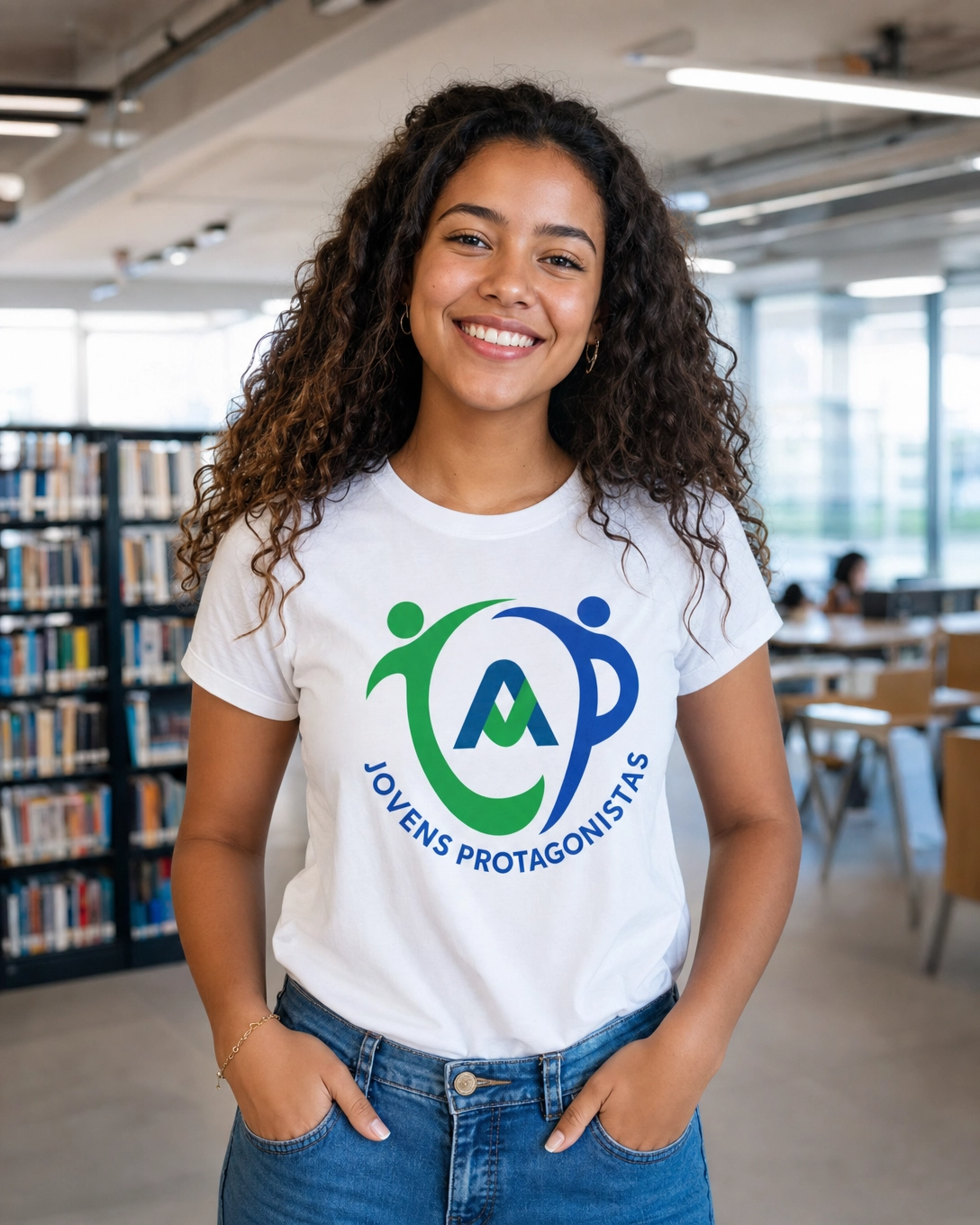 Jovens participantes em roda de conversa